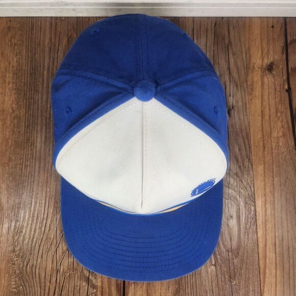 Mitchell Ness Golden State Warriors Snapback Hat Cap Blue White Retro NBA Sports - Picture 7 of 10